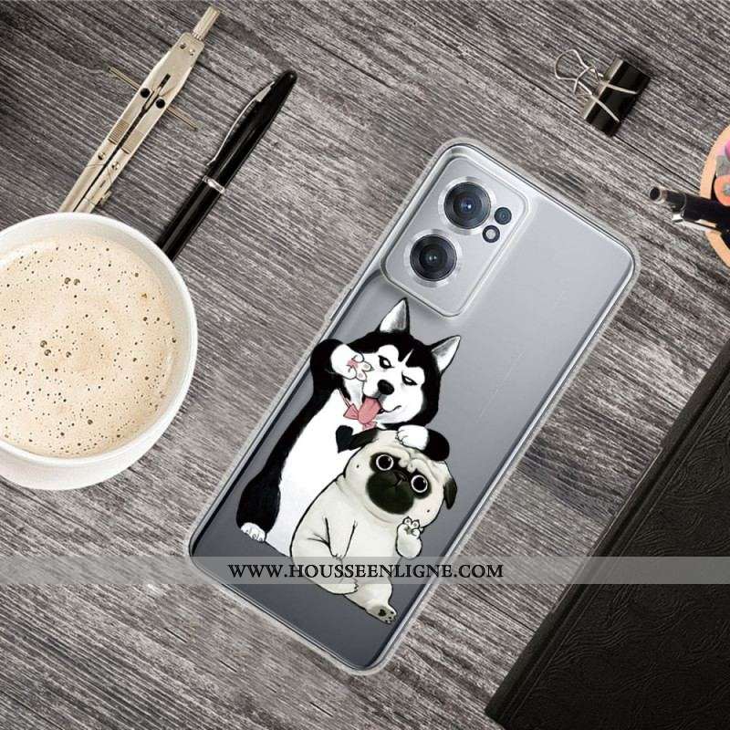 Coque OnePlus Nord CE 2 5G Loup et Pug