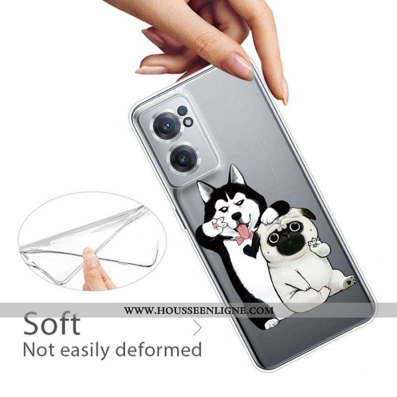 Coque OnePlus Nord CE 2 5G Loup et Pug