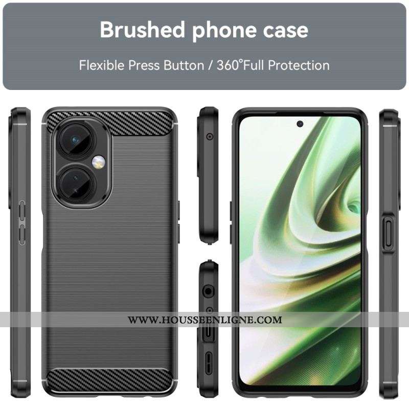 Coque OnePlus Nord CE 3 Lite 5G Fibre Carbone Brossée