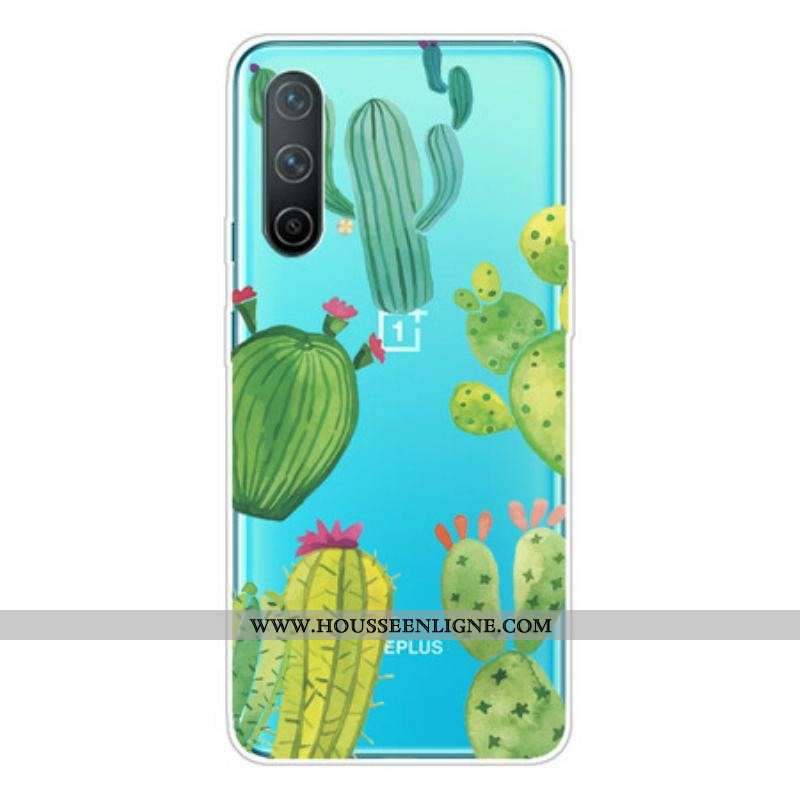 Coque OnePlus Nord CE 5G Cactus Aquarelle