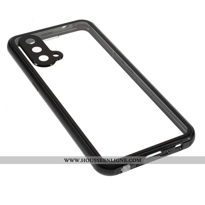 Coque OnePlus Nord CE 5G Deux Cotés Magnétique Verre Trempé et Métal
