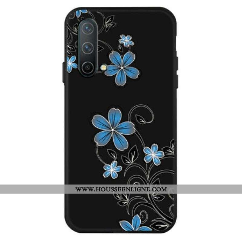 Coque OnePlus Nord CE 5G Fleurs Bleues