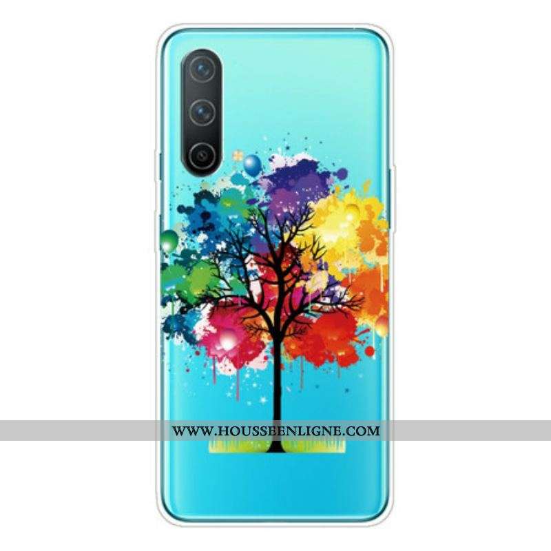 Coque OnePlus Nord CE 5G Transparente Arbre Aquarelle