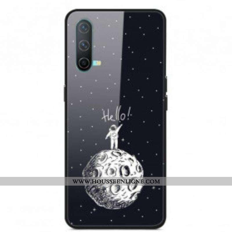 Coque OnePlus Nord CE 5G Verre Trempé Lune Hello