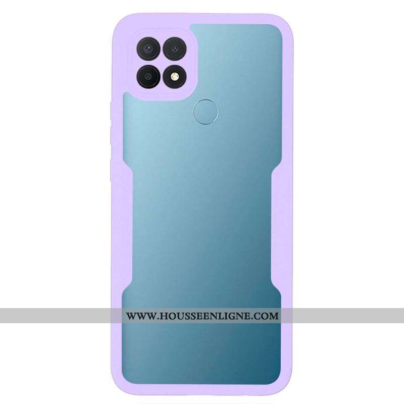 Coque Oppo A15 Hybride Rebord Biseauté