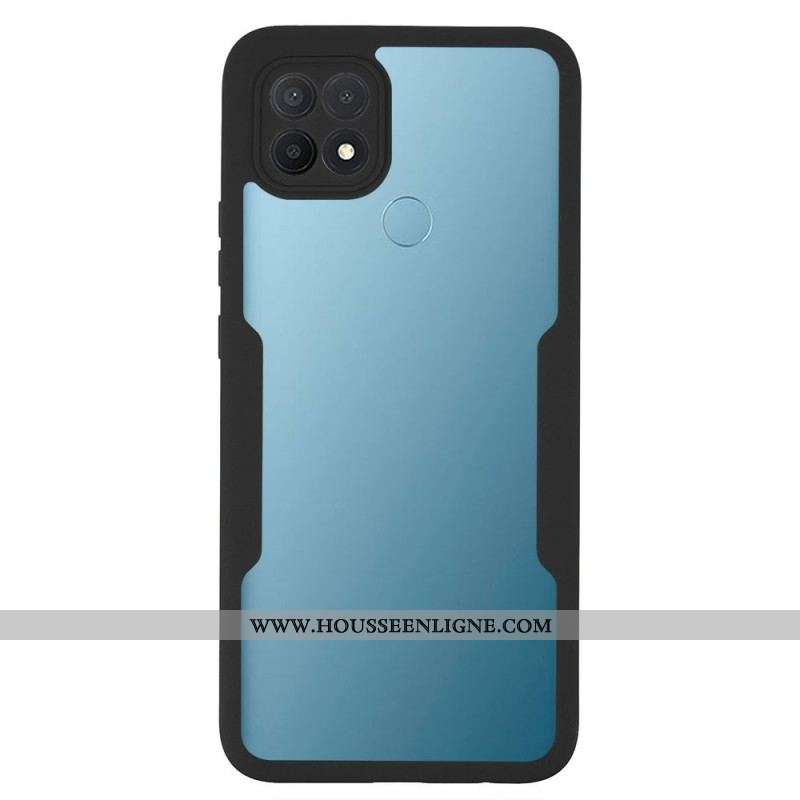 Coque Oppo A15 Hybride Rebord Biseauté