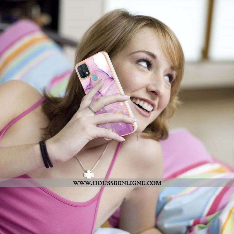Coque Oppo A15 Marbre