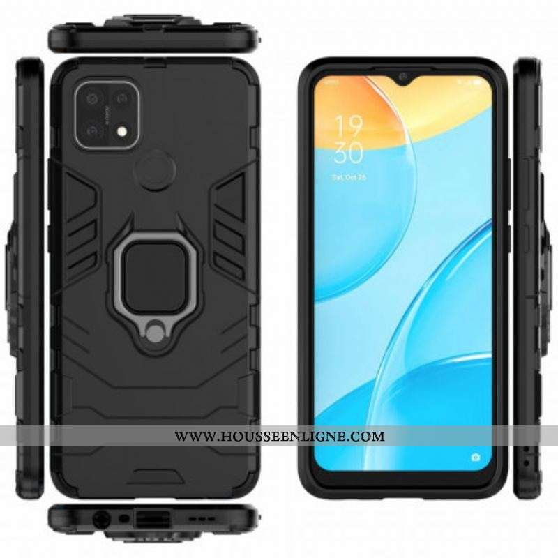 Coque Oppo A15 Ring Résistante