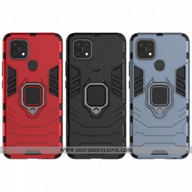 Coque Oppo A15 Ring Résistante
