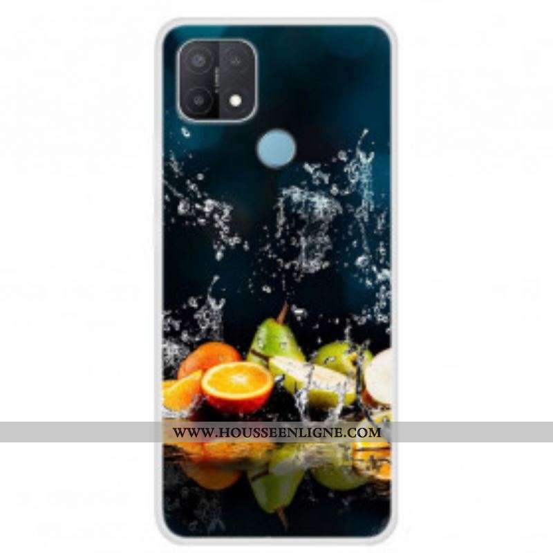 Coque Oppo A15 Splash d'Agrumes