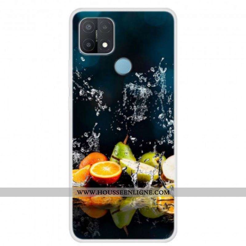 Coque Oppo A15 Splash d'Agrumes