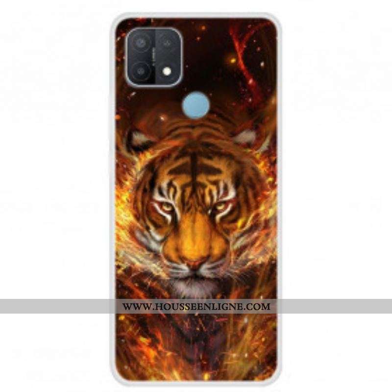 Coque Oppo A15 Tigre de Feu