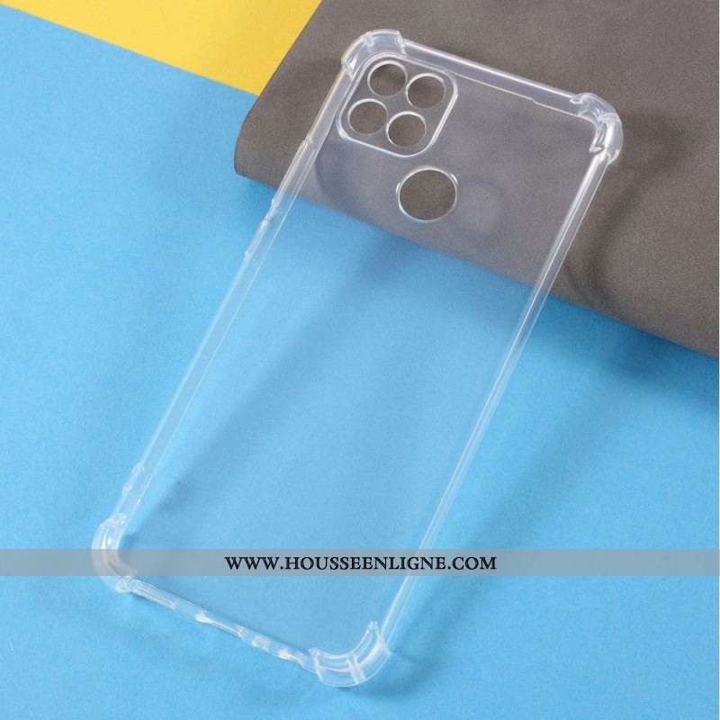 Coque Oppo A15 Transparente Coins Renforcés