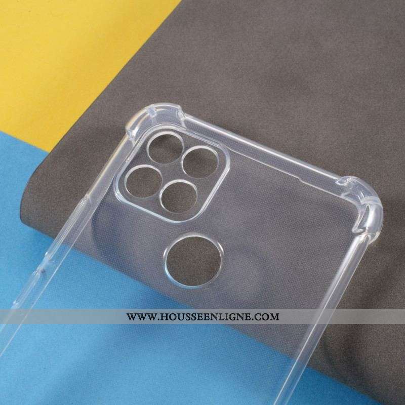 Coque Oppo A15 Transparente Coins Renforcés