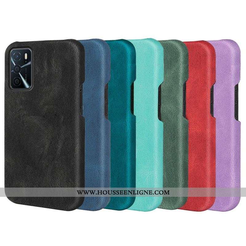 Coque Oppo A16 / A16s Effet Cuir Élégance New Colors