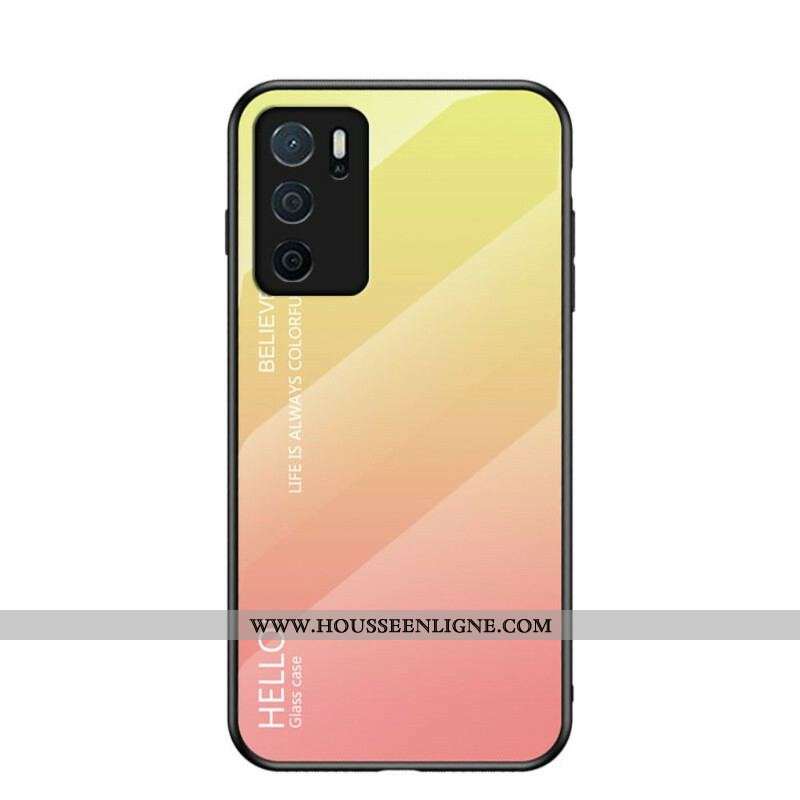 Coque Oppo A16 / A16s Verre Trempé Hello