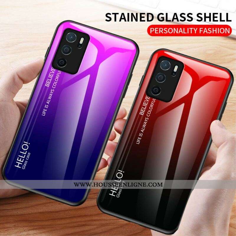 Coque Oppo A16 / A16s Verre Trempé Hello