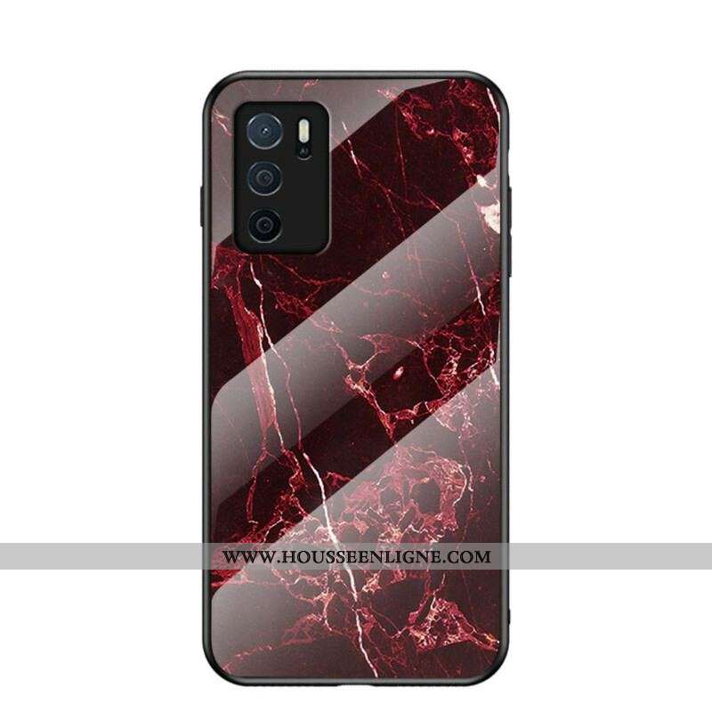 Coque Oppo A16 / A16s Verre Trempé Marble Colors