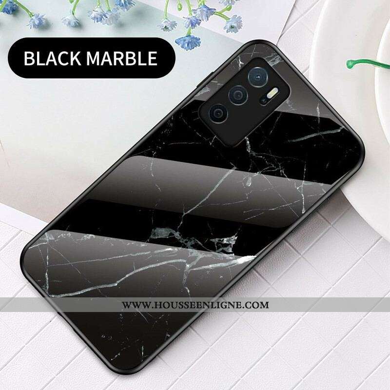 Coque Oppo A16 / A16s Verre Trempé Marble Colors