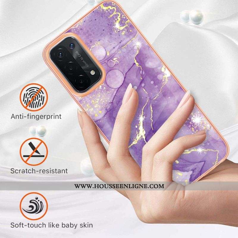 Coque Oppo A54 5G / A74 5G Design Marbre