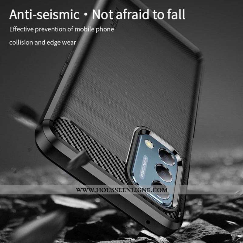 Coque Oppo A54 5G / A74 5G Fibre Carbone Brossée MOFI