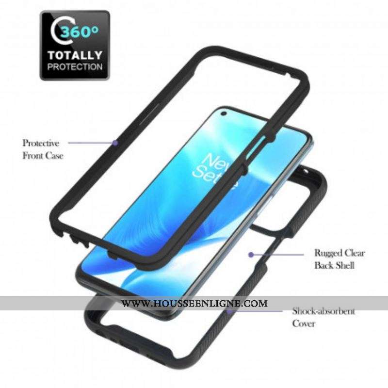 Coque Oppo A54 5G / A74 5G Hybride Rebords Biseautés avec Anneau
