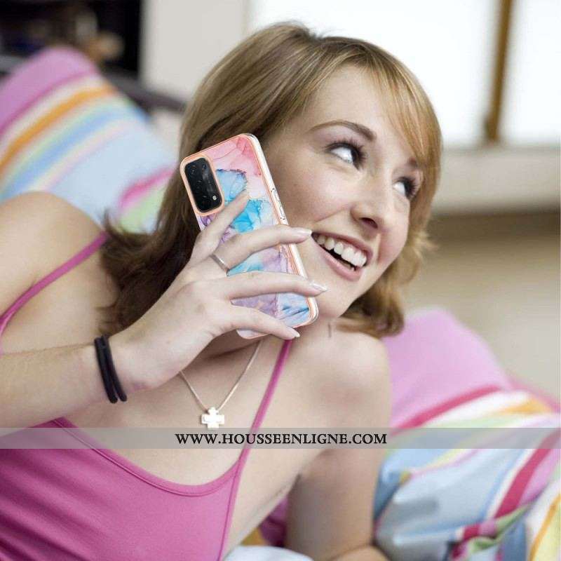 Coque Oppo A54 5G / A74 5G Marbre