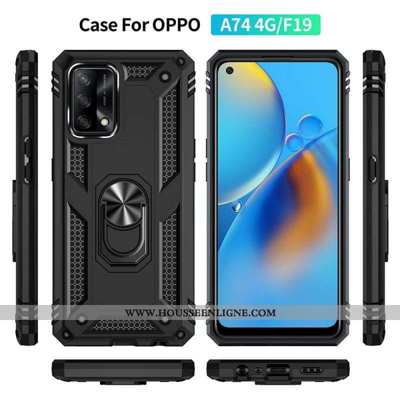 Coque Oppo A74 4G Anneau Premium
