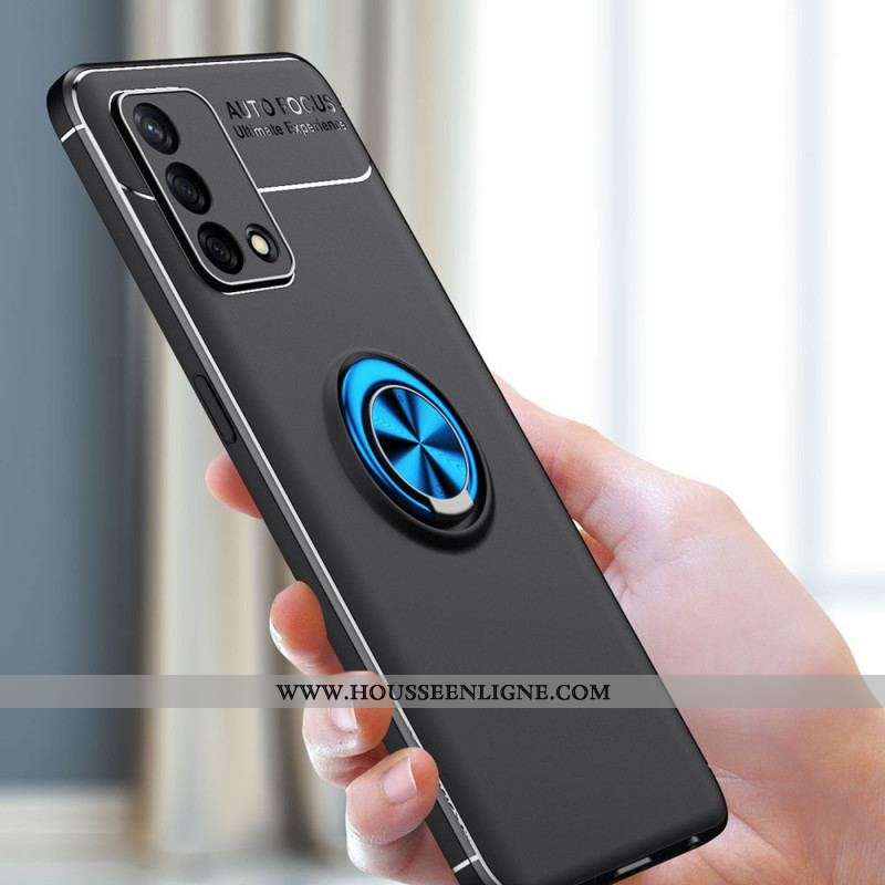 Coque Oppo A74 4G Anneau Rotatif