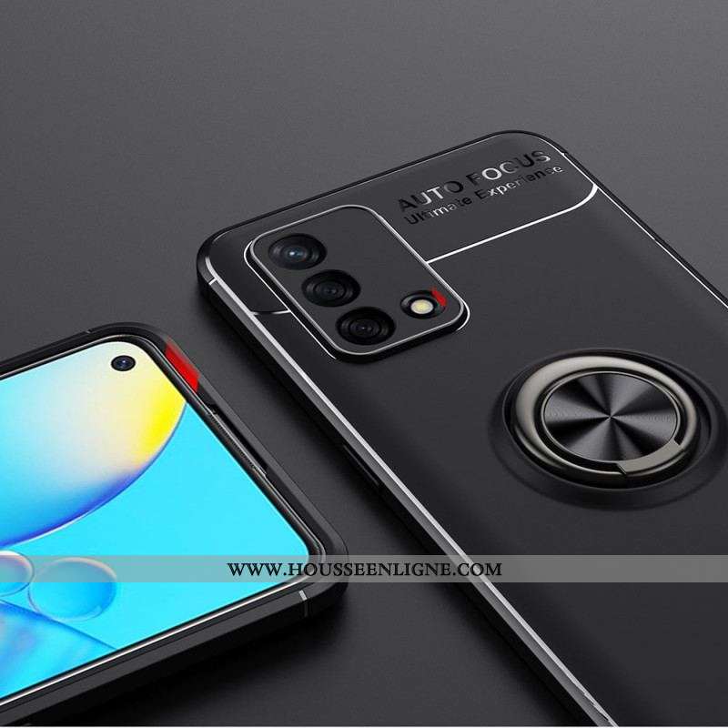Coque Oppo A74 4G Anneau Rotatif