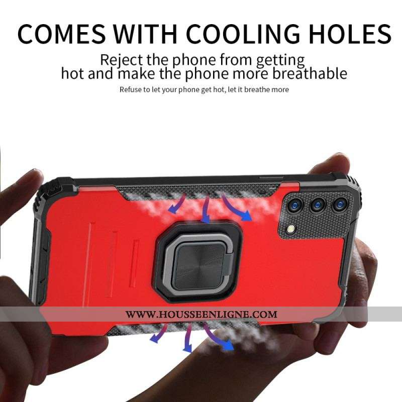 Coque Oppo A74 4G Détachable Anneau-Support