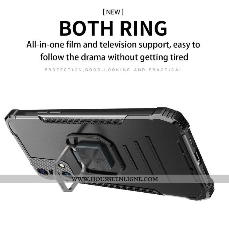 Coque Oppo A74 4G Détachable Anneau-Support