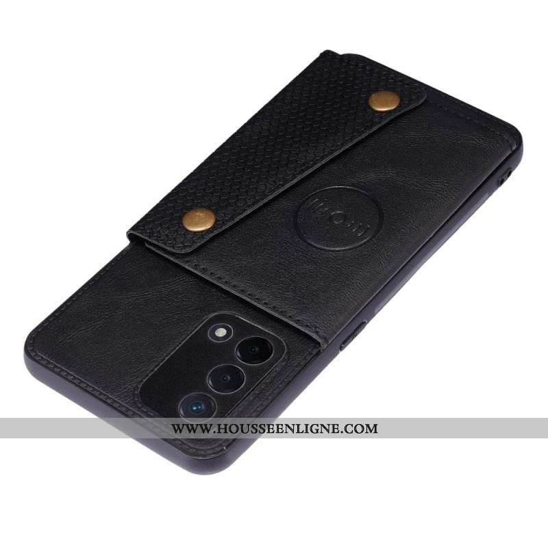 Coque Oppo A74 4G Portefeuille à Snap