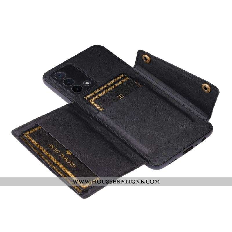 Coque Oppo A74 4G Portefeuille à Snap