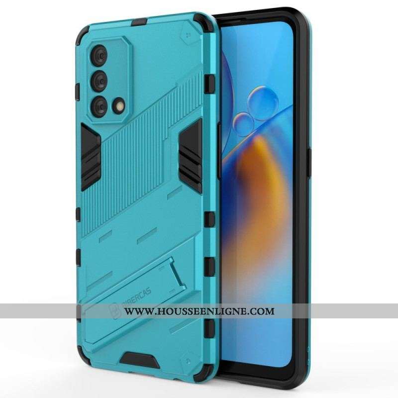 Coque Oppo A74 4G Support Amovible Deux Positions Mains Libres