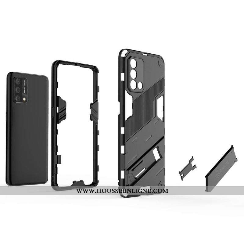 Coque Oppo A74 4G Support Amovible Deux Positions Mains Libres