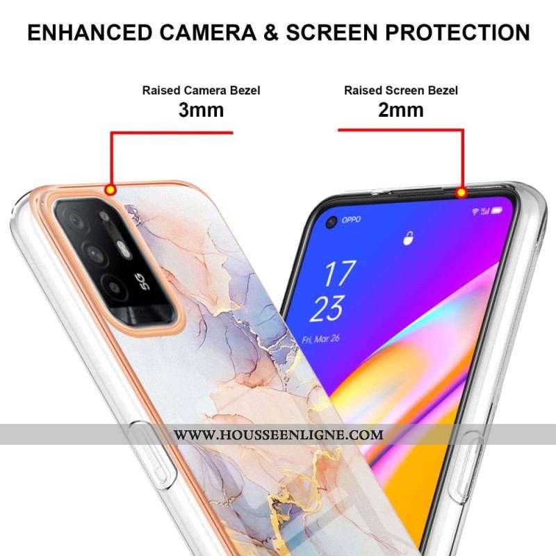Coque Oppo A94 5G Marbre Pastel