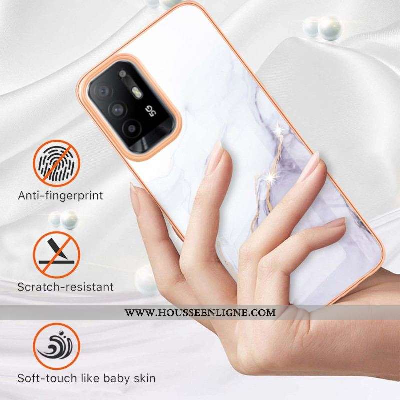 Coque Oppo A94 5G Marbre