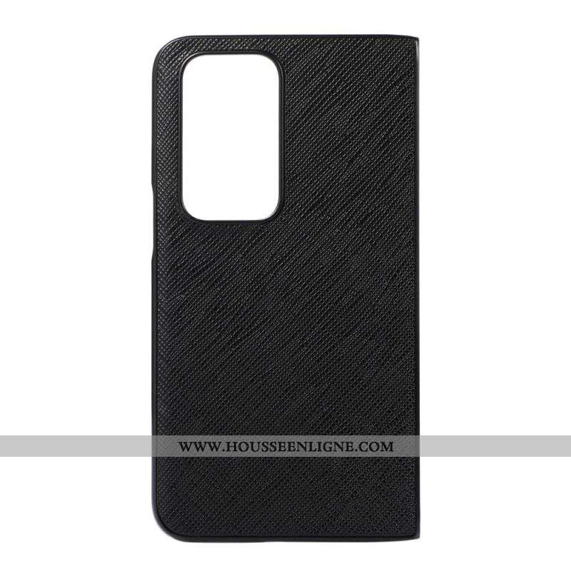 Coque Oppo Find N Cuir Véritable Texturé