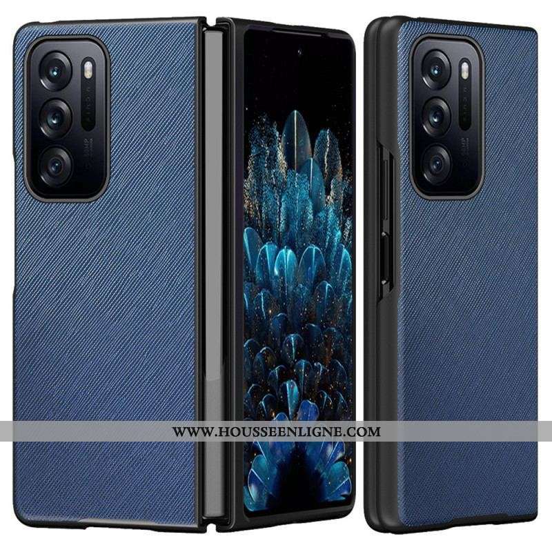 Coque Oppo Find N Design Cuir Texturé