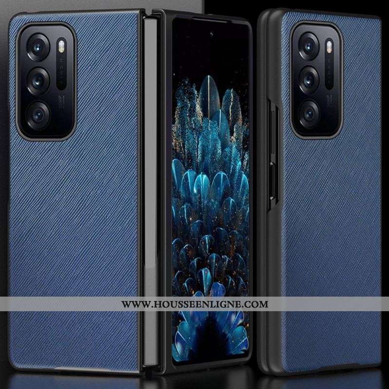 Coque Oppo Find N Design Cuir Texturé