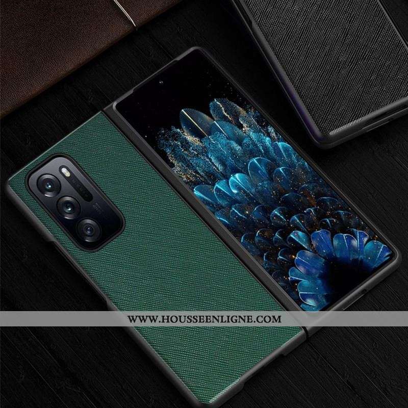 Coque Oppo Find N Design Cuir Texturé