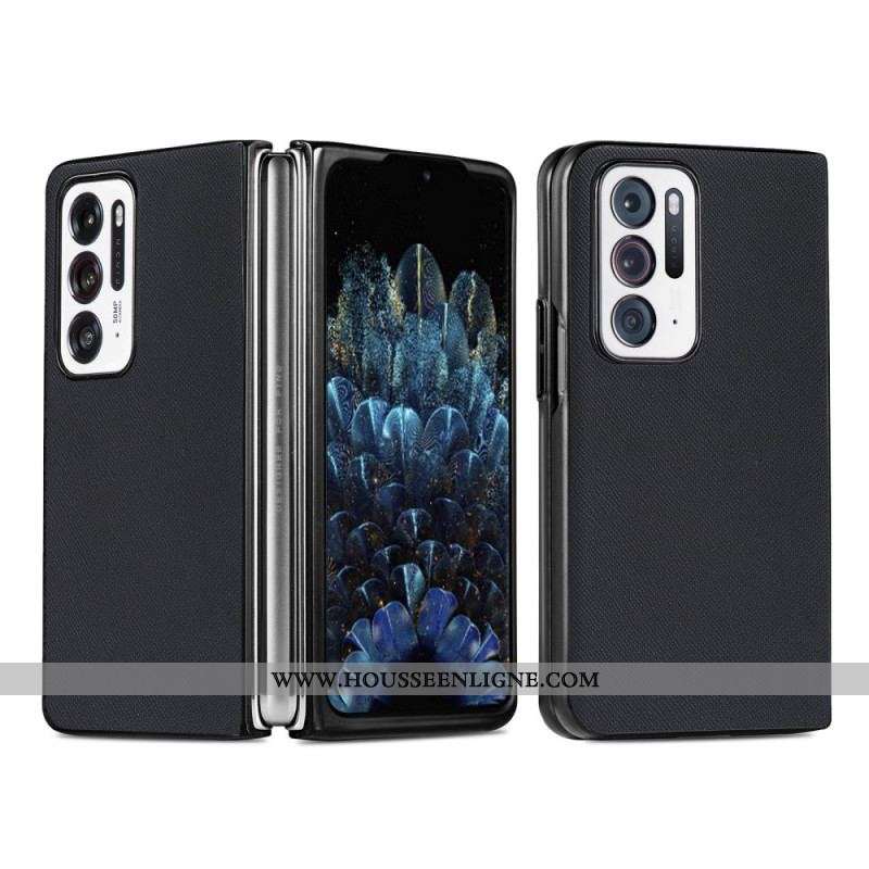 Coque Oppo Find N Simili Cuir Texturé