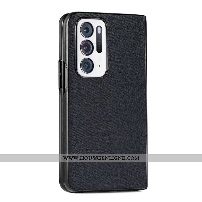 Coque Oppo Find N Simili Cuir Texturé