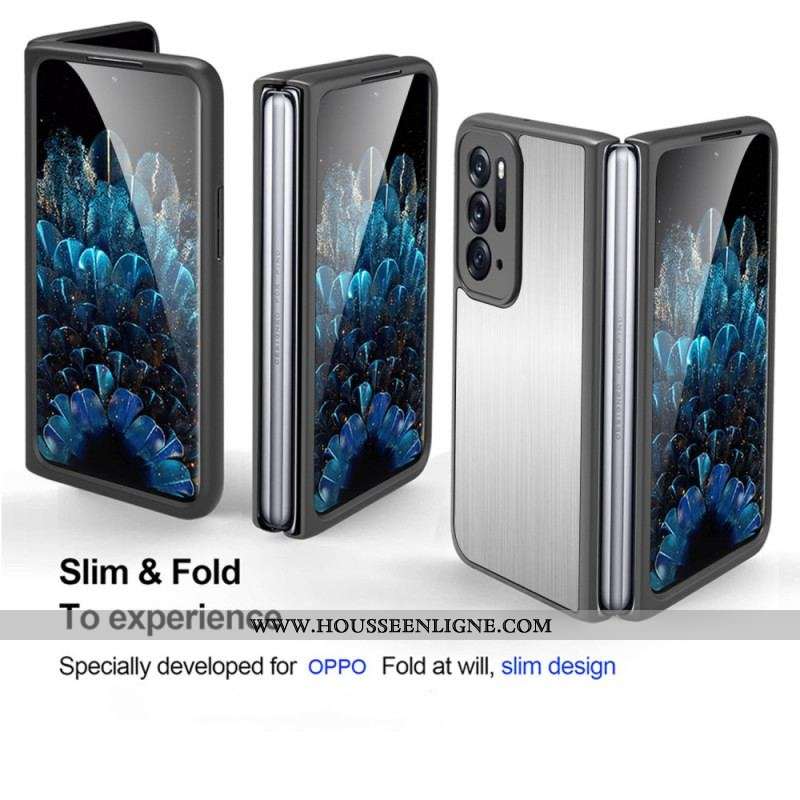 Coque Oppo Find N Stainless avec Protecteur Écran