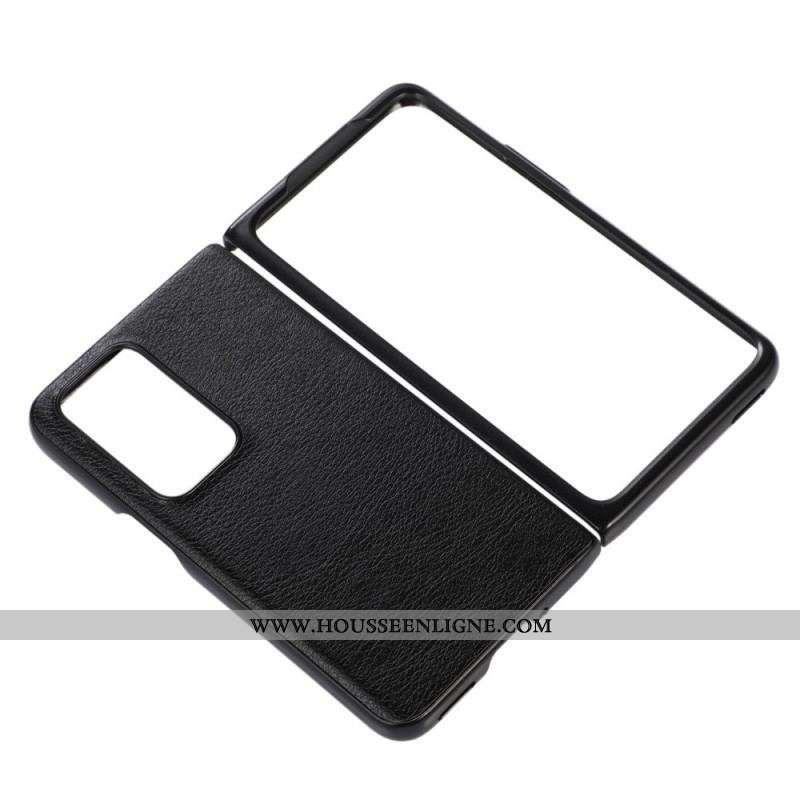 Coque Oppo Find N Style Cuir litchi