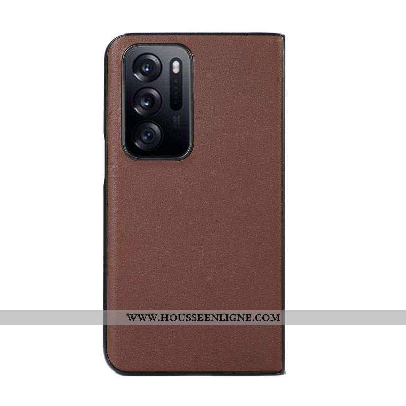 Coque Oppo Find N Véritable cuir