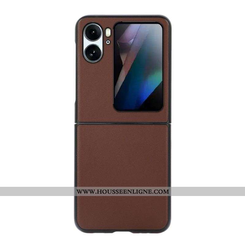 Coque Oppo Find N2 Flip Cuir Véritable