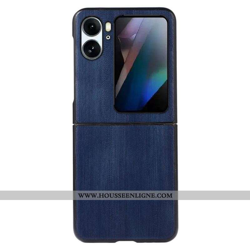 Coque Oppo Find N2 Flip Effet Cuir