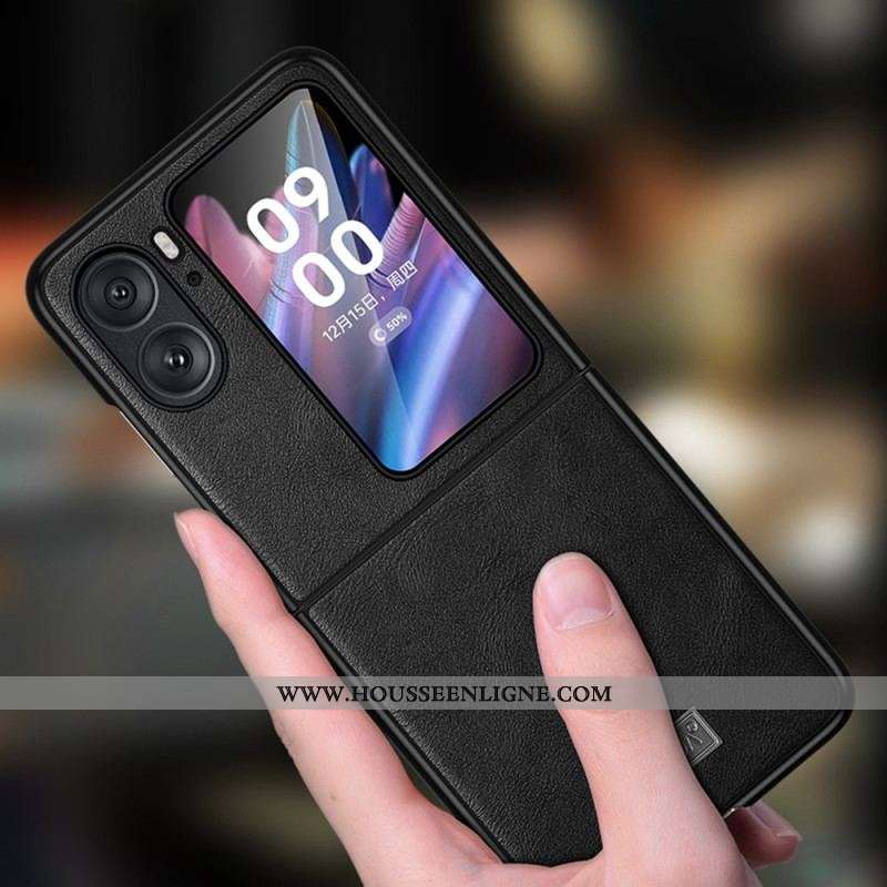 Coque Oppo Find N2 Flip Effet Cuir SULADA